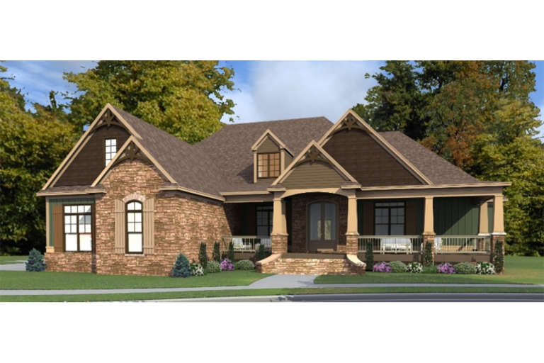 Craftsman House Plan #1070-00283 Elevation Photo