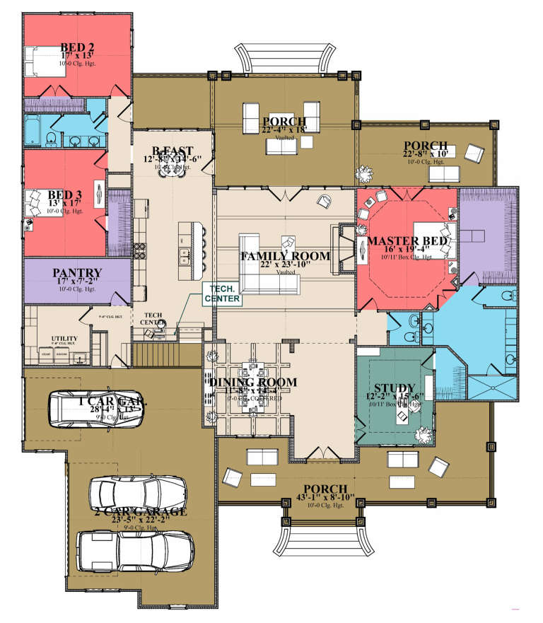 House Plan House Plan #23780 Drawing 1