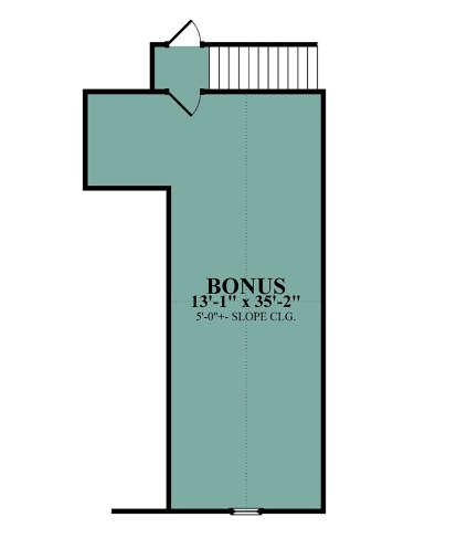 Bonus Room for House Plan #1070-00283