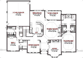 Main Floor for House Plan #1070-00284