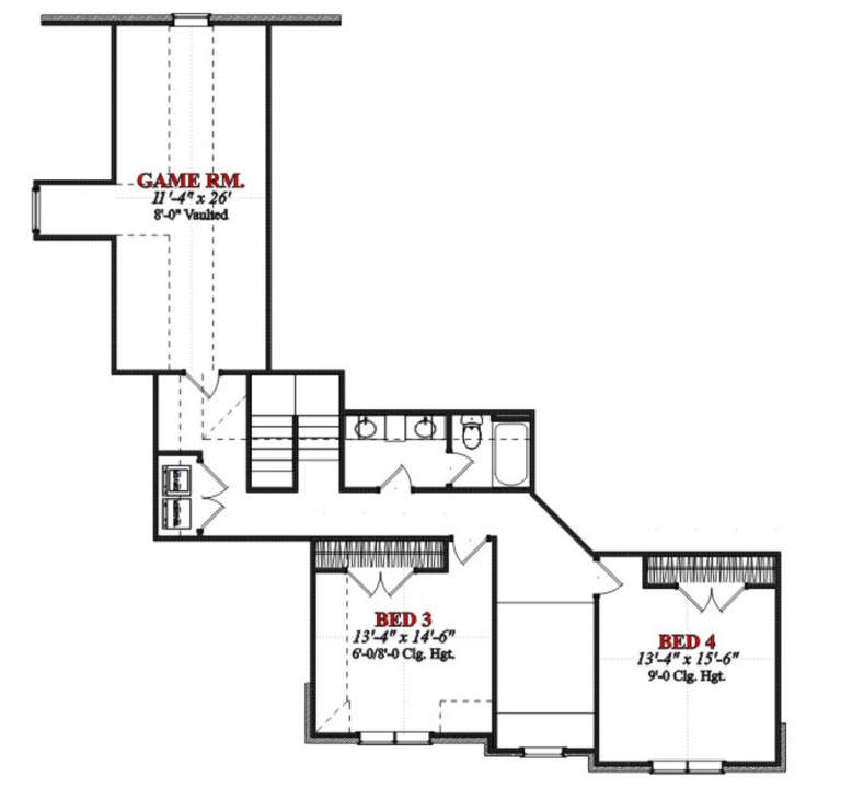 House Plan House Plan #23781 Drawing 2