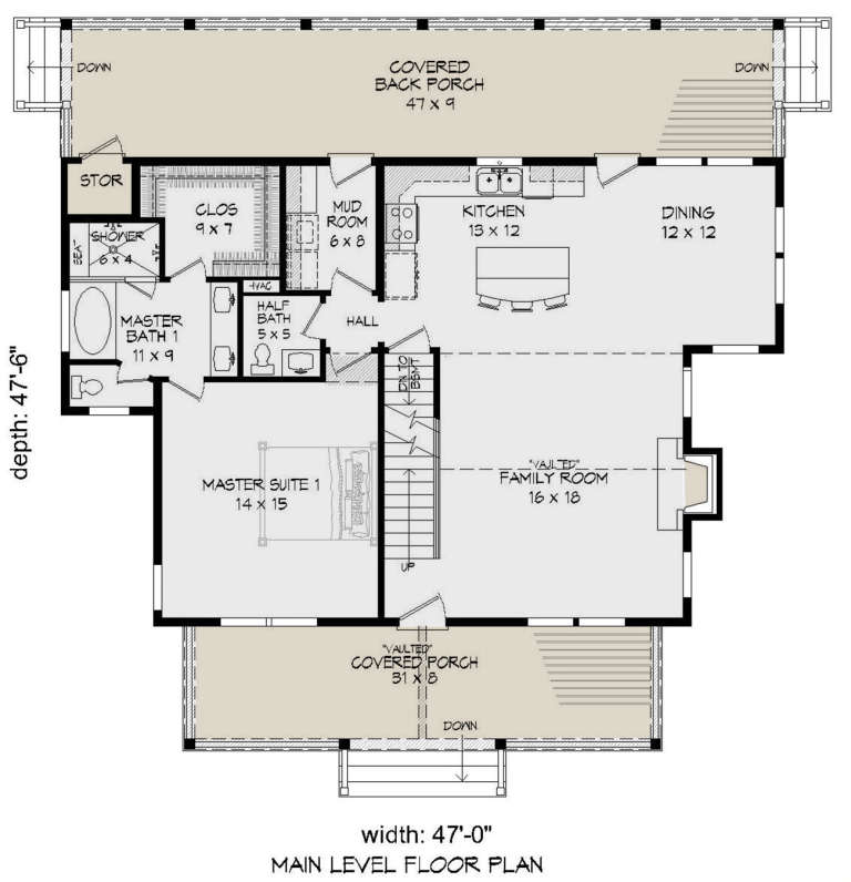 House Plan House Plan #23784 Drawing 1