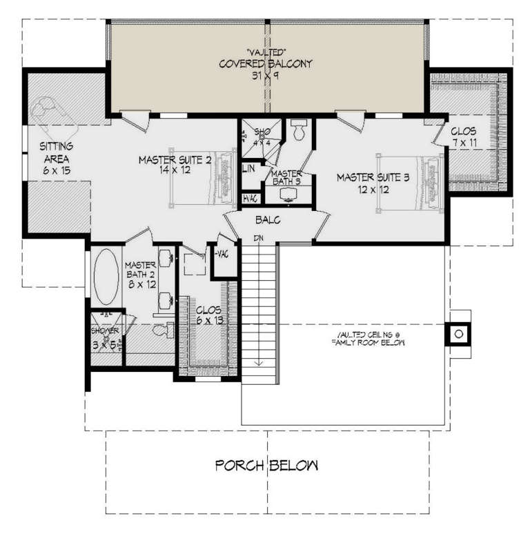 House Plan House Plan #23784 Drawing 2