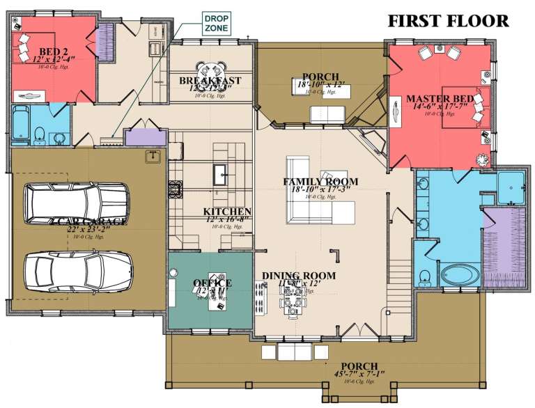 House Plan House Plan #23787 Drawing 1