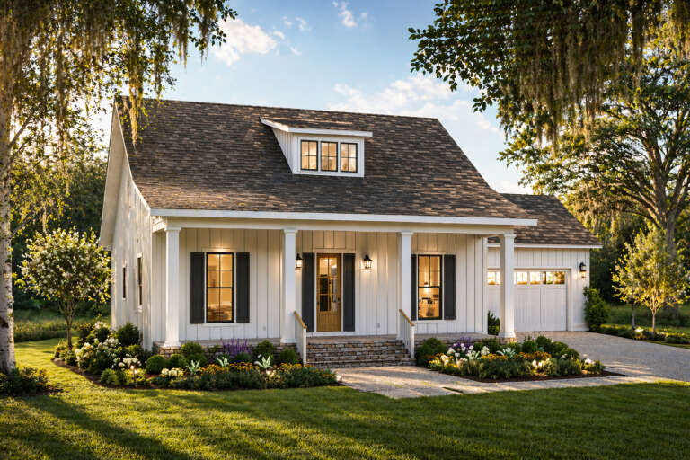 House Plan House Plan #23788 Angled Front Elevation