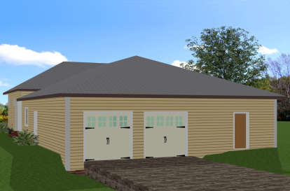 Country House Plan #1776-00089 Elevation Photo