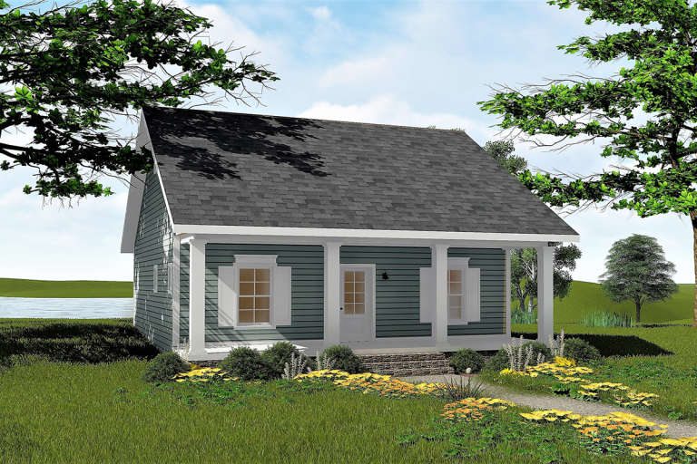 Cottage House Plan #1776-00090 Elevation Photo