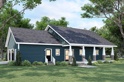 Country House Plan #1776-00092 Elevation Photo
