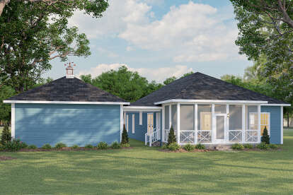 Country House Plan #1776-00094 Elevation Photo