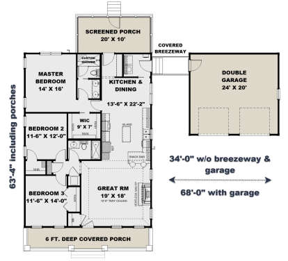 Main Floor for House Plan #1776-00094