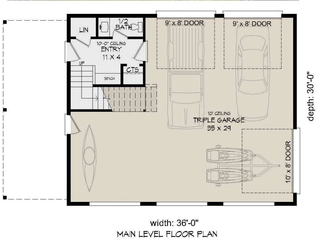 First Floor for House Plan #940-00177
