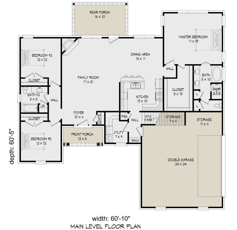 House Plan House Plan #23798 Drawing 1