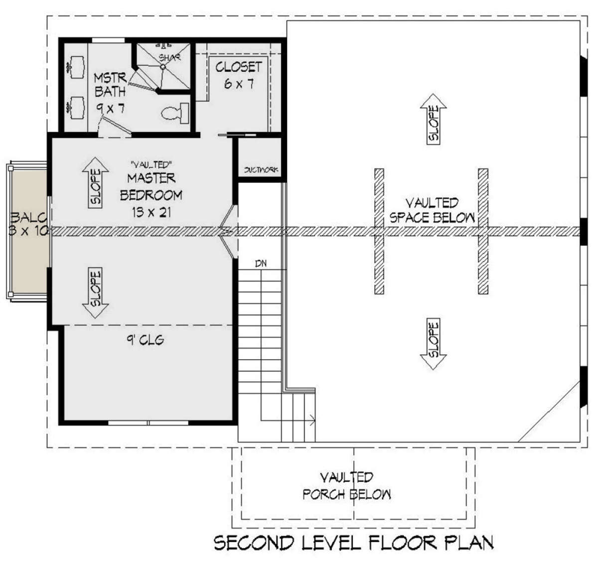 Second Floor for House Plan #940-00180