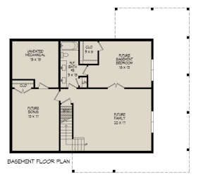Basement for House Plan #940-00180