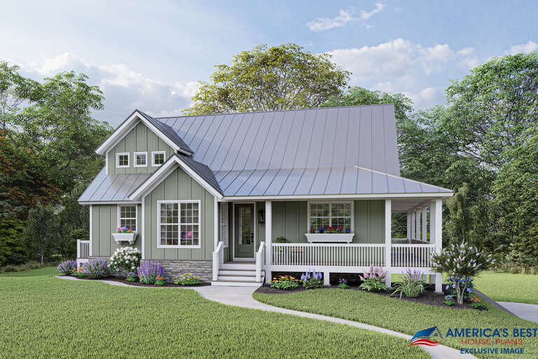 House Plan House Plan #23800 Front Elevation 