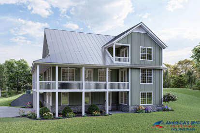 Country House Plan #940-00181 Elevation Photo