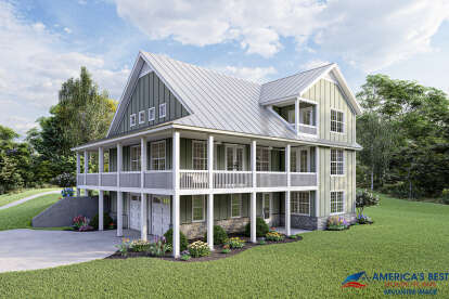 Country House Plan #940-00181 Elevation Photo