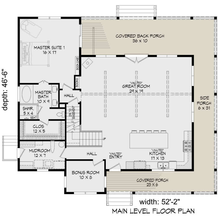 House Plan House Plan #23800 Drawing 1