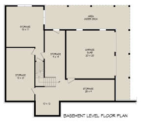 Basement for House Plan #940-00181