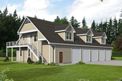 Traditional House Plan #940-00182 Elevation Photo