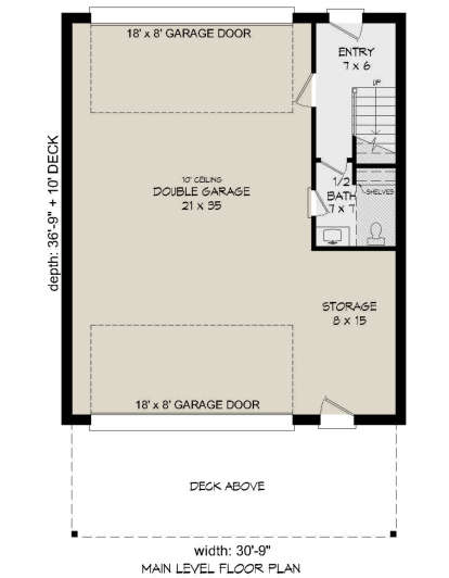 First Floor for House Plan #940-00183