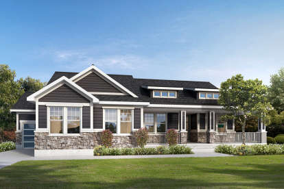 2 Bed, 2 Bath, 2273 Square Foot House Plan - #7306-00011