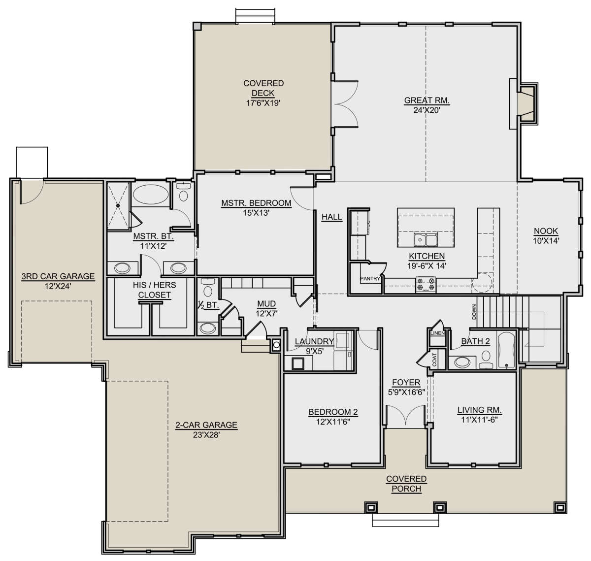 Main Floor for House Plan #7306-00011