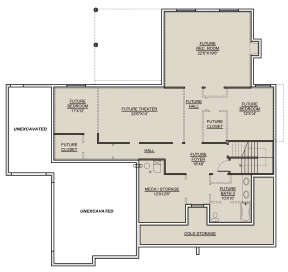 Basement for House Plan #7306-00011
