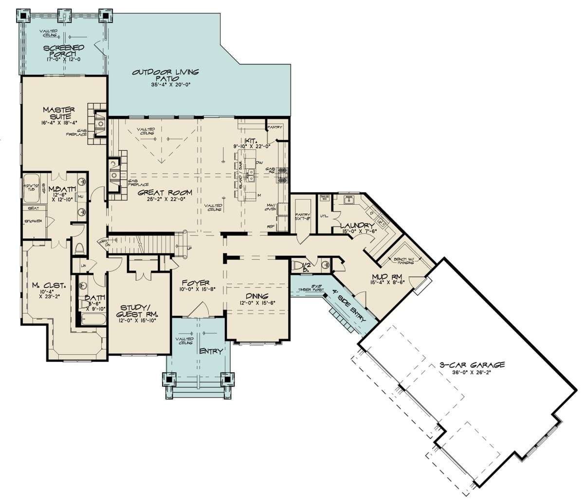 Main Floor for House Plan #8318-00129
