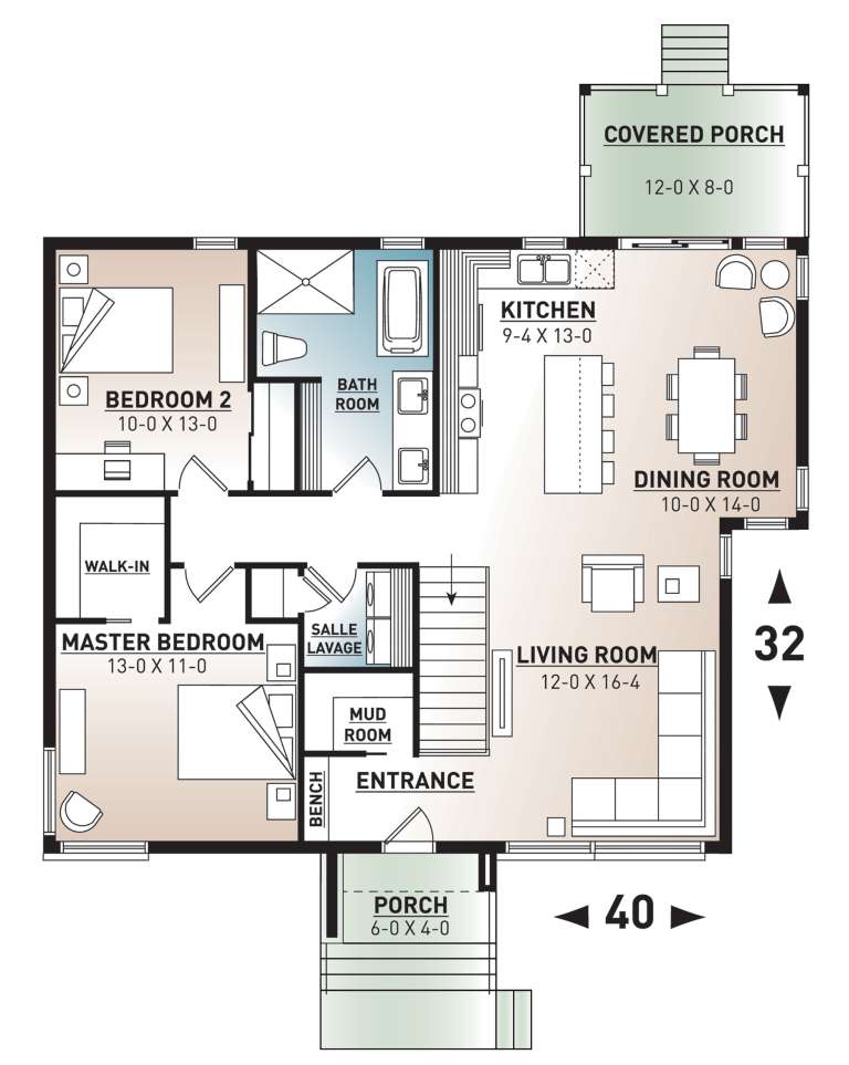 House Plan House Plan #23807 Drawing 1