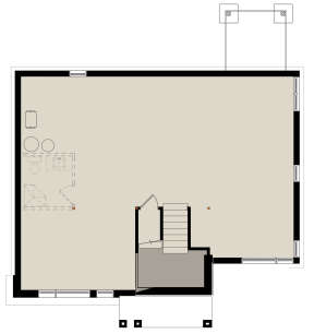 Basement for House Plan #034-01228