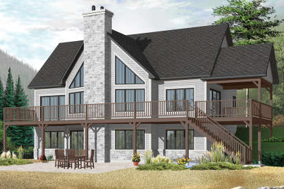 Mountain House Plan #034-01230 Elevation Photo