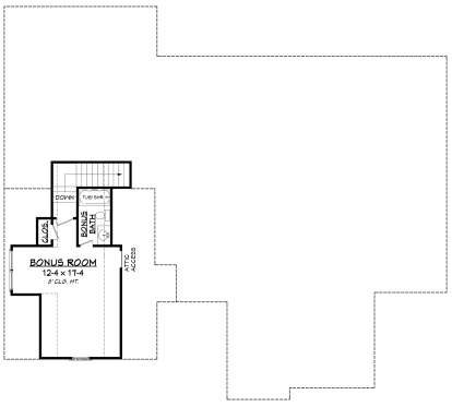 Bonus Room for House Plan #041-00197
