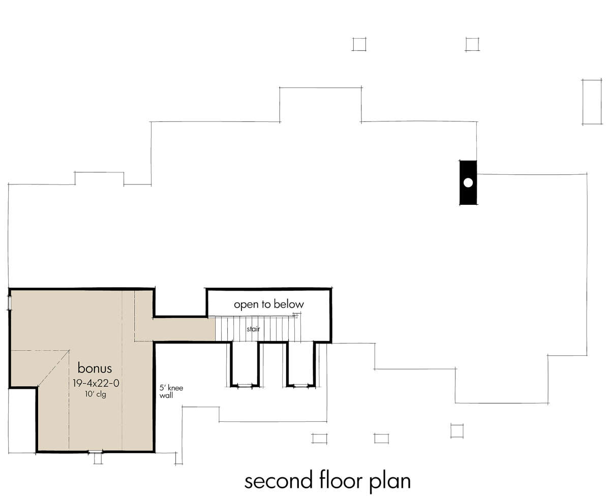 Bonus Room for House Plan #9401-00104