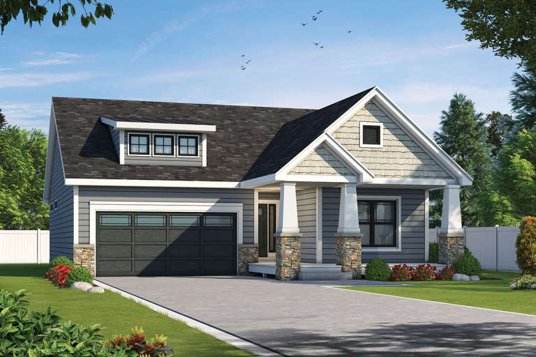 House Plan House Plan #23814 Front Elevation 