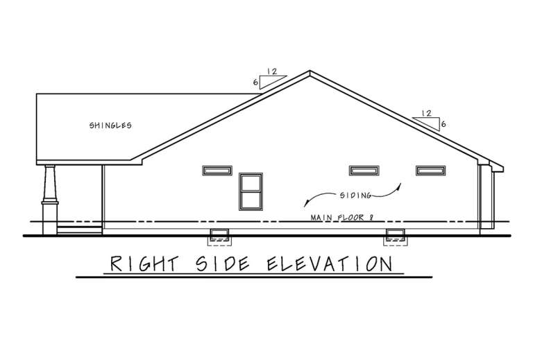Craftsman House Plan #402-01605 Elevation Photo
