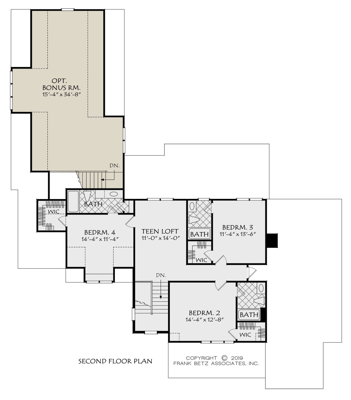 Second Floor for House Plan #8594-00413