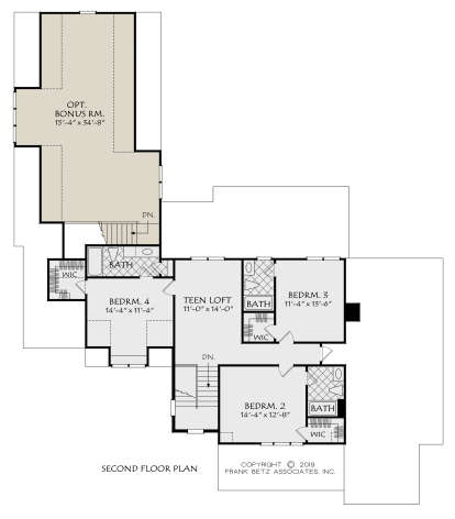Second Floor for House Plan #8594-00413
