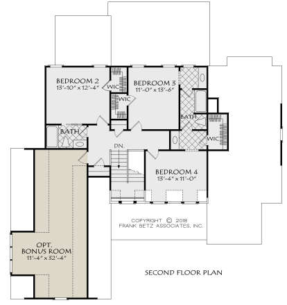 Second Floor for House Plan #8594-00414