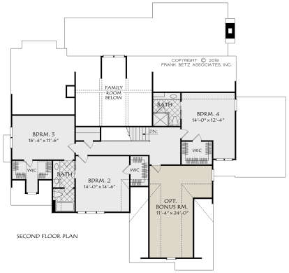 Second Floor for House Plan #8594-00416