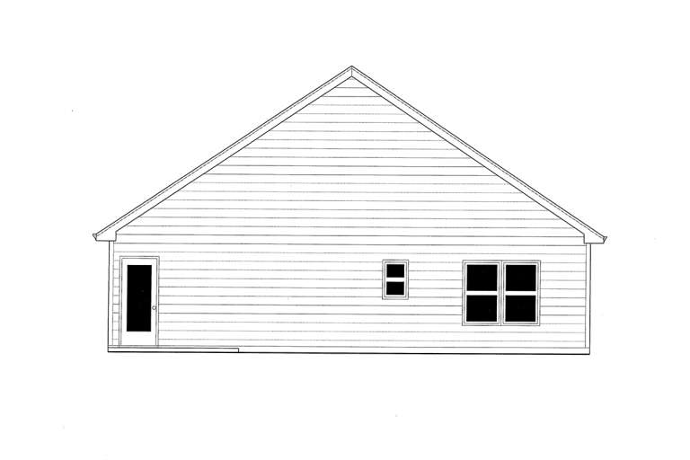 Narrow Lot House Plan #286-00092 Elevation Photo