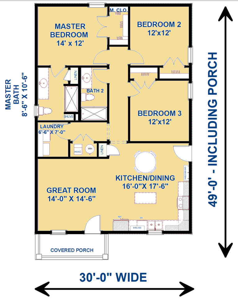 House Plan House Plan #23822 Drawing 1