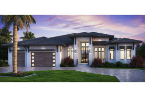 Florida House Plan #207-00080 Elevation Photo