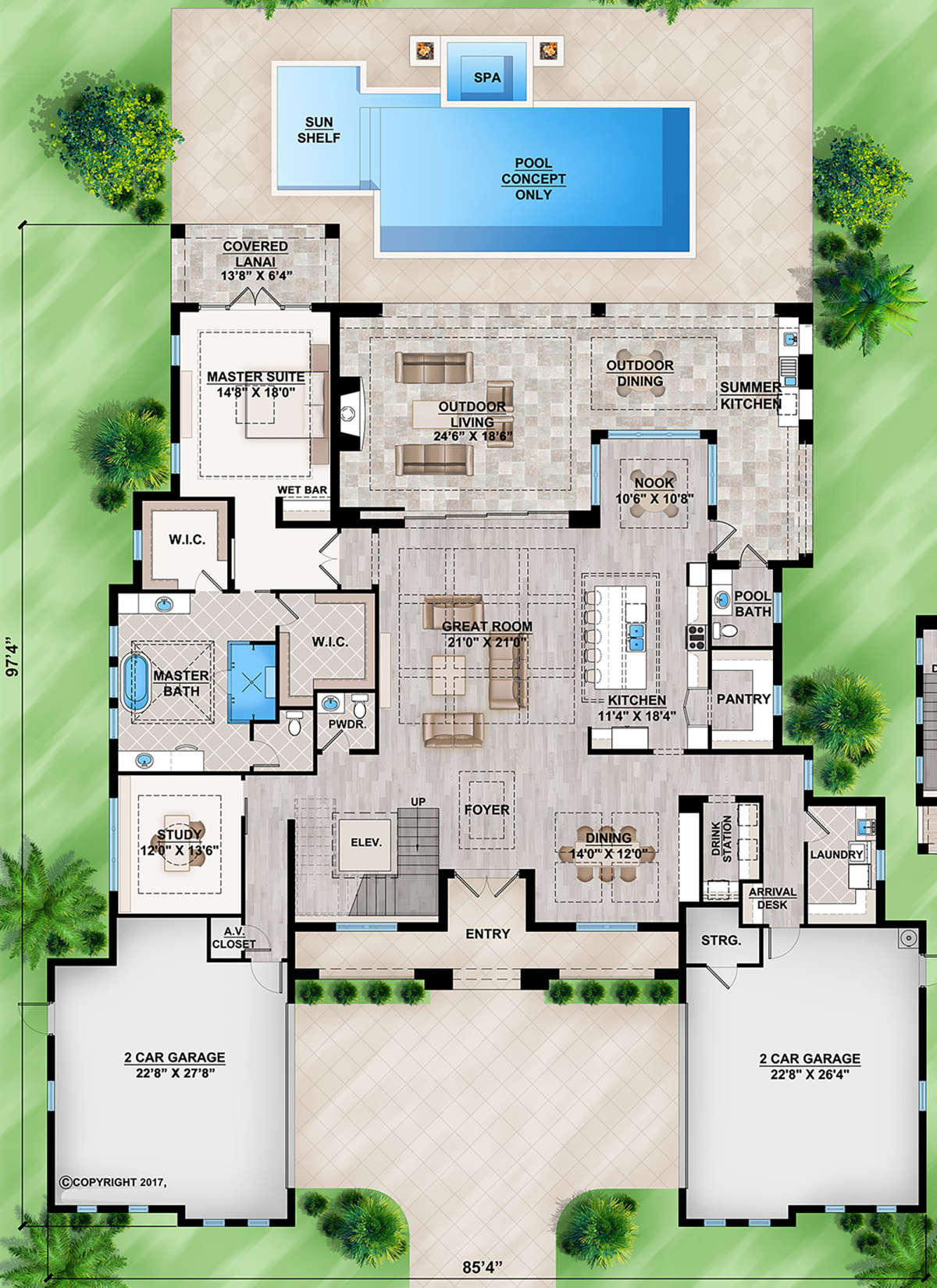 Main Floor for House Plan #207-00081