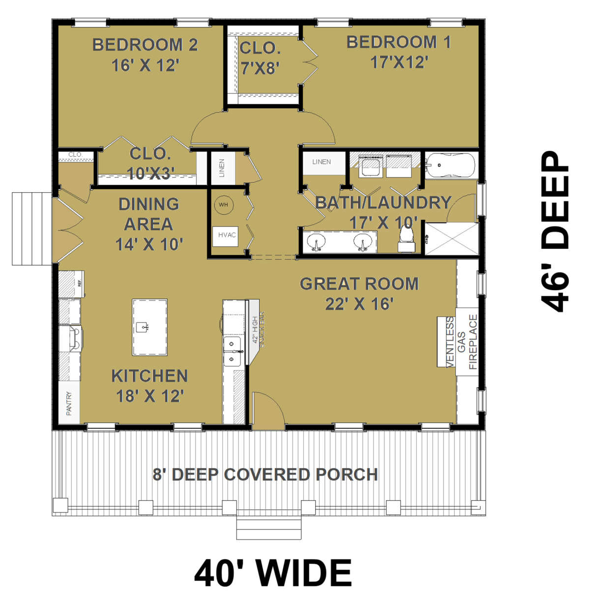 Main Floor for House Plan #1776-00097