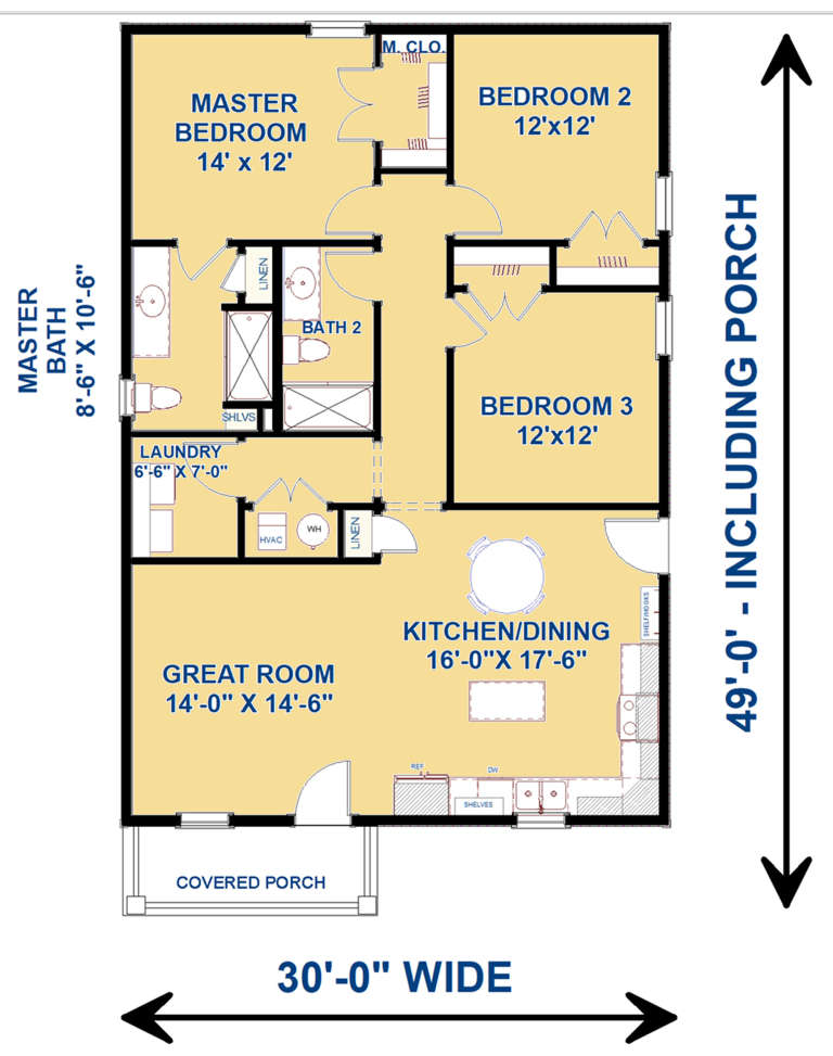 House Plan House Plan #23826 Drawing 1