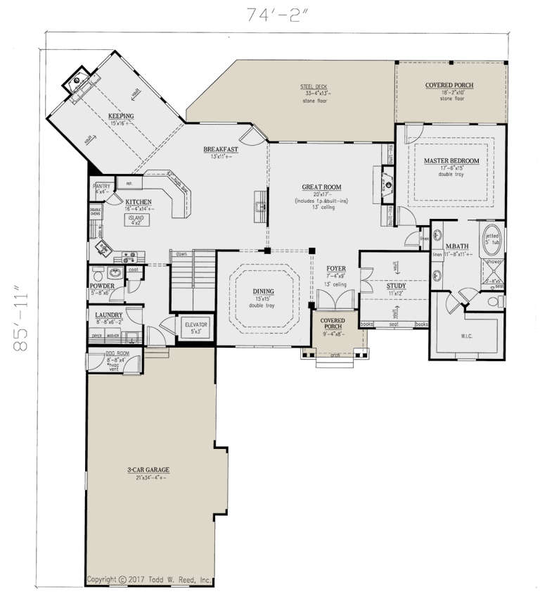 House Plan House Plan #23828 Drawing 1