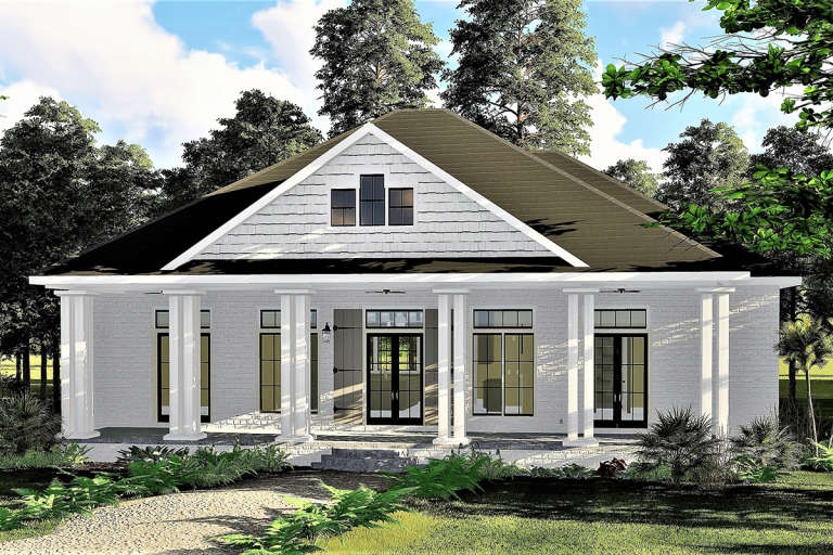 Country House Plan #1776-00099 Elevation Photo