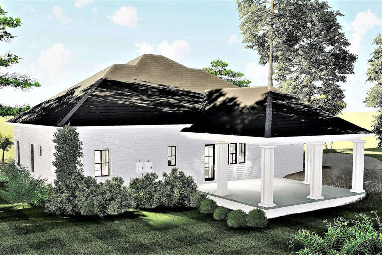 Country House Plan #1776-00099 Elevation Photo