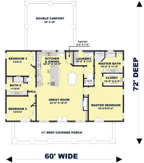 Main Floor for House Plan #1776-00099